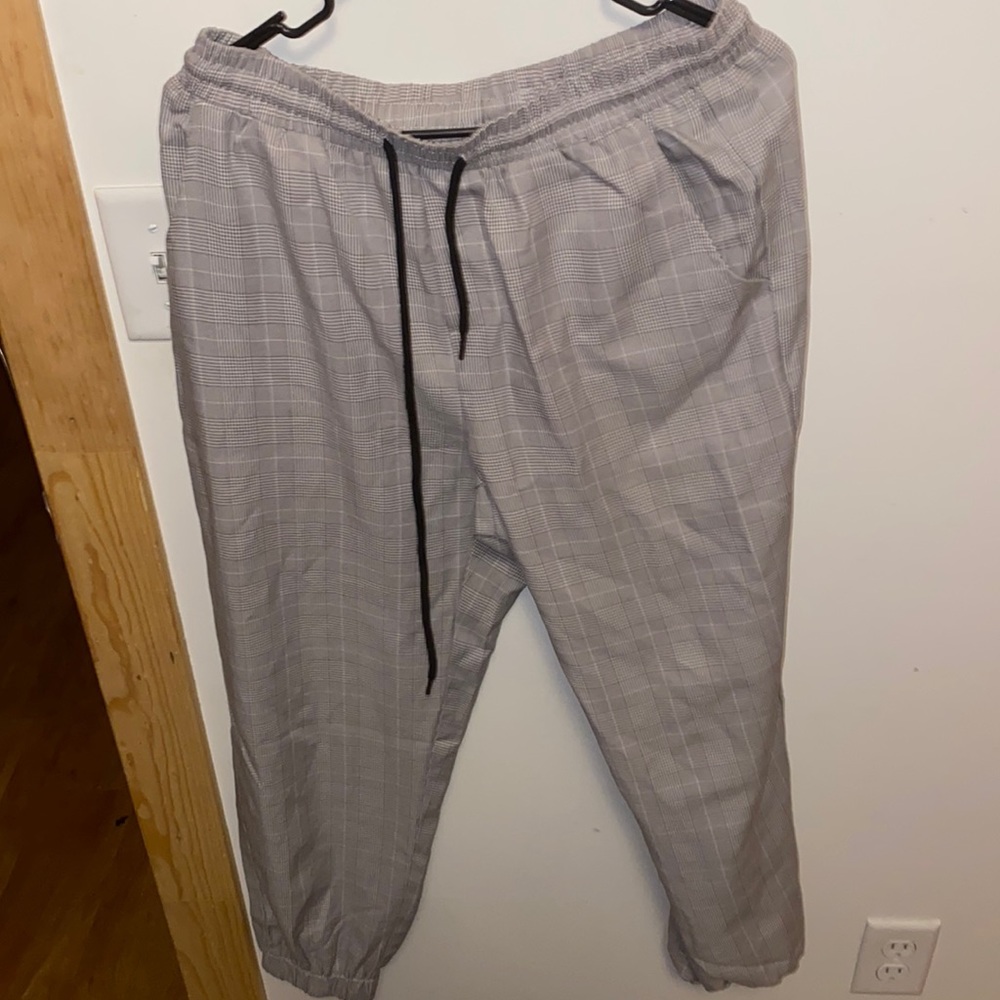 Plaid Joggers